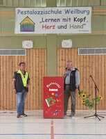 Willi Kerkes im Pro-Polizei Weilburg e.V.-Stand Foto: Torsten Heimann